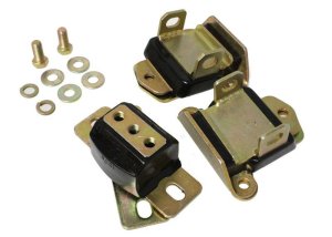 Ford Mustang Motor & Transmission Mount Set - Energy Suspension - Performance Polyurethane - Black - `99-`04